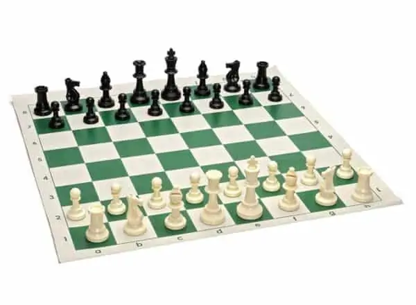  WE Games Best Value Tournament Chess Set w/ a Green