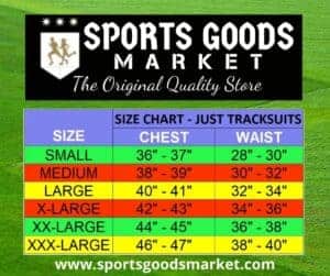 TRACKSUIT SIZE GUIDE